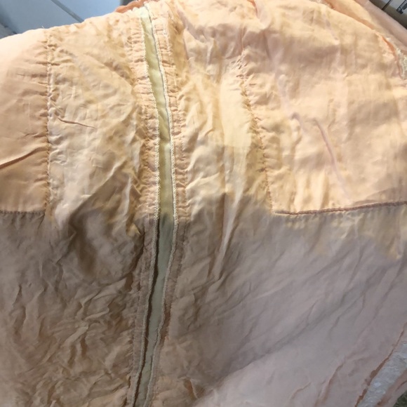 Vintage 1940’s Pink Midi Sheath Wiggle Dress Collared Embroidered Lace Overlay - Picture 12 of 14